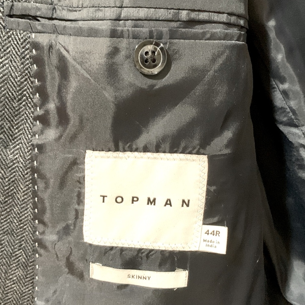 🔹NEW.. Topman double breasted skinny blazer in navy.. - Picture 9 of 9
